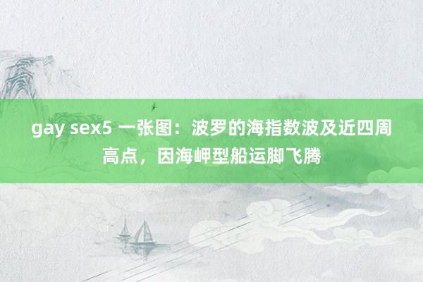 gay sex5 一张图：波罗的海指数波及近四周高点，因海岬型船运脚飞腾