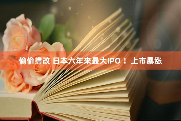 偷偷撸改 日本六年来最大IPO ！上市暴涨